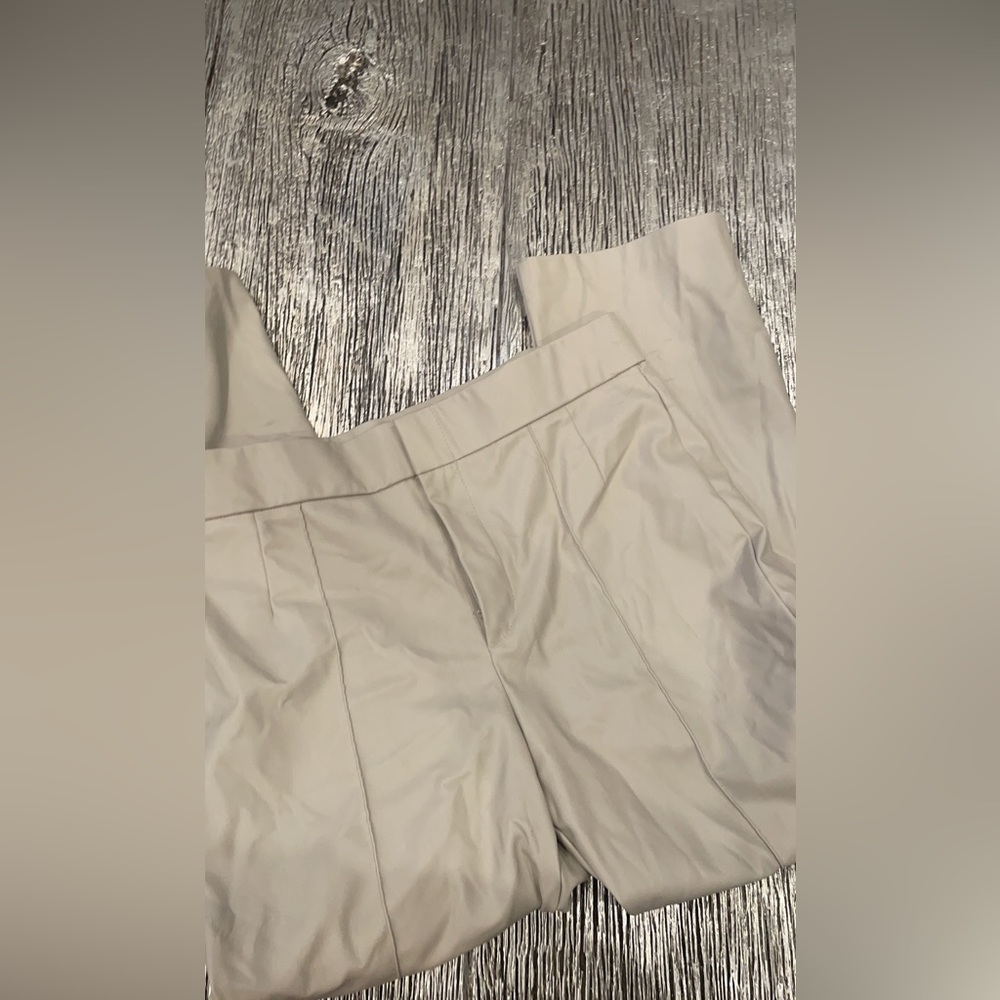 Zara Leather Crop Pant